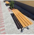 Паркова пейка от чугун без облегалка